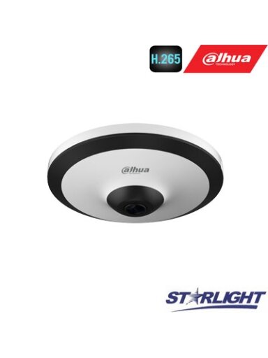 Fish-Eye IP kamera EW5541-AS. STARLIGHT 5MP 25fps. 360°, IR iki 10m., IVS, WDR