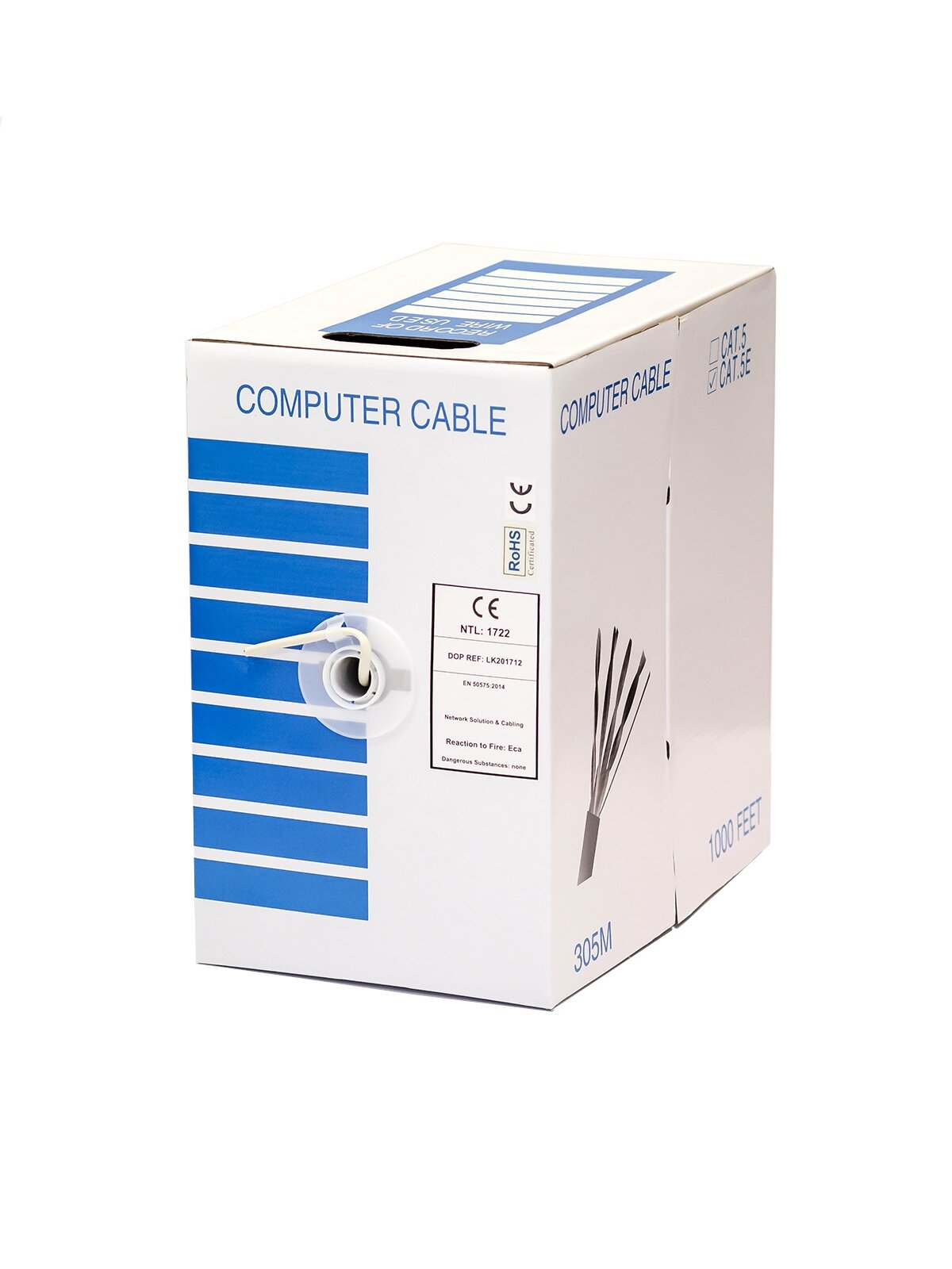 FTP kabelis LTECH CAT5e (305m) (vidaus)