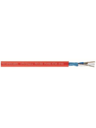 Gaisrinis nedegus kabelis Technokabel HTKSHekw FE180/Ph90 E30-E90 B2ca 1x2x0.8mm (100m)