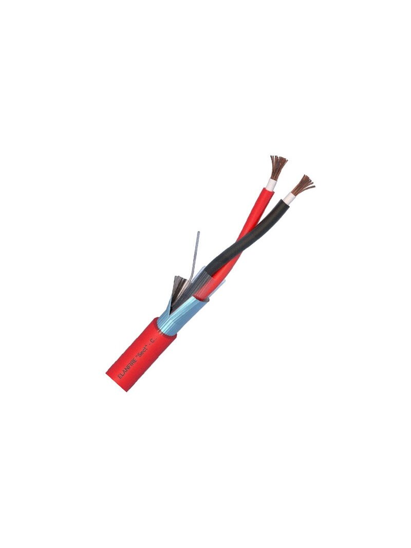 Gaisrinis kabelis ELAN 2x0.5mm (100 m) Gaisrinis kabelis ELAN 2x0.5mm (100 m)