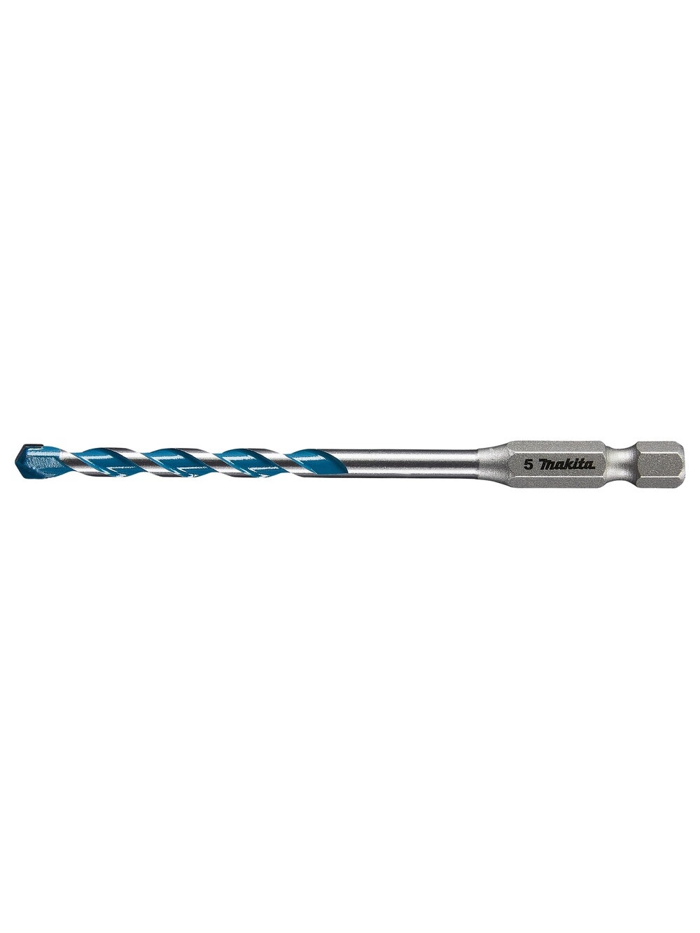 Grąžtas metalui 5x100mm šešiakampis griebtuvas Makita E-14956 (darbinis ilgis 50mm)