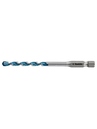Grąžtas metalui 5x100mm šešiakampis griebtuvas Makita E-14956 (darbinis ilgis 50mm)