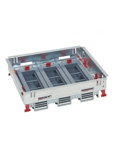 Grindinė dėžė 18mod. Legrand 088021 (281.3x236.3x77.7mm, pilka)