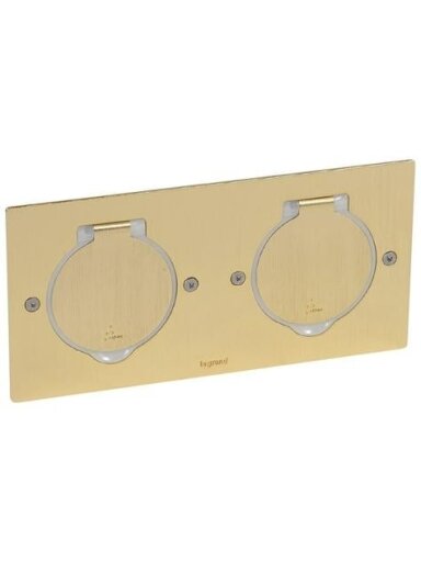 Grindinė dėžė 4mod. Legrand 089712 (šlifuoto aukso)