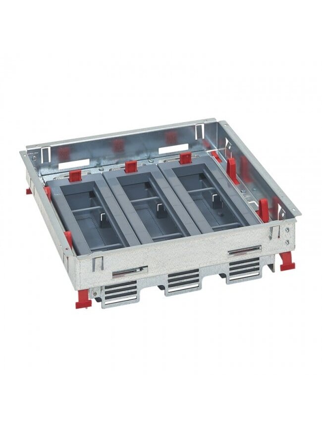 Grindinė dėžė 24mod. Legrand 088022 (281.3x281.3x77.7mm, pilka)