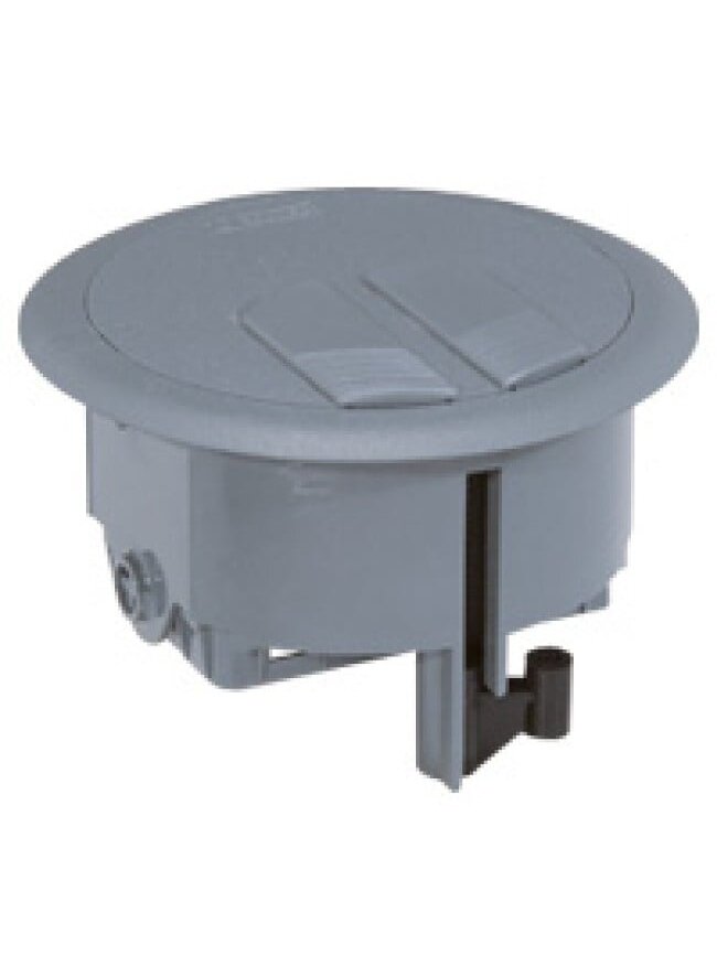 Grindinė dėžė 3mod. Legrand 089644 (pilka) Grindinė dėžė 3mod. Legrand 089644 (pilka)