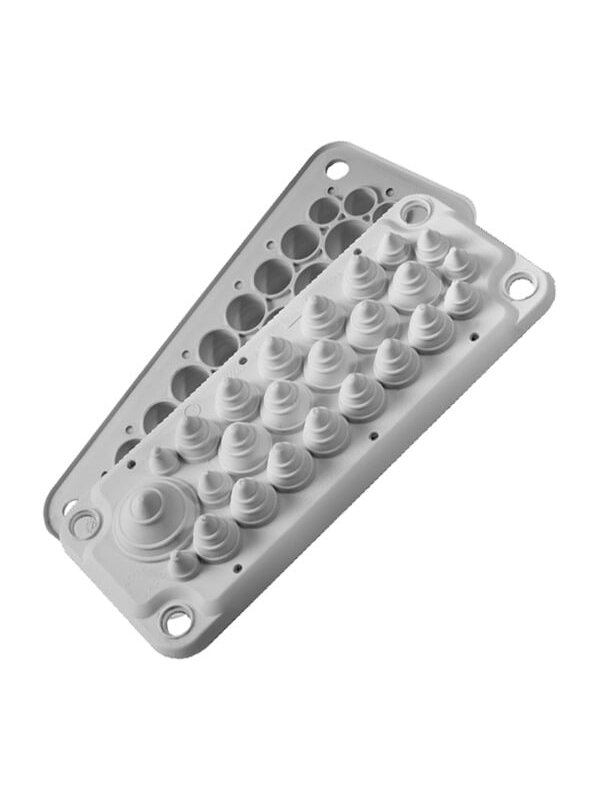 Guminis sandariklis daugiavietis Morek MBA3F14L11 (2x3-11 / 5x10-14 / 12x14-18 / 5x14-22 mm²) Guminis sandariklis daugiavietis Morek MBA3F14L11 (2x3-11 / 5x10-14 / 12x14-18 / 5x14-22 mm²)