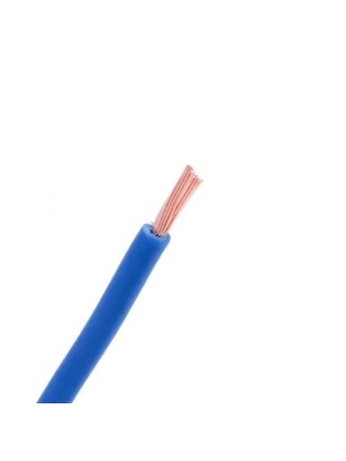 H07V-K (LgY) 1x2.5 mm2 vienagyslis laidas ELPAR (daugiavielis, mėlyna, 1 m)