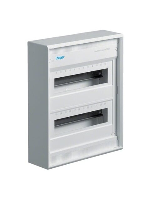 Hager 24 mod. virštinkinis skydelis VA24B Hager 24 mod. virštinkinis skydelis VA24B