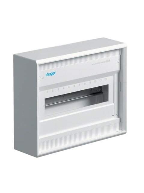 Hager 12 mod. virštinkinis skydelis VA12B Hager 12 mod. virštinkinis skydelis VA12B