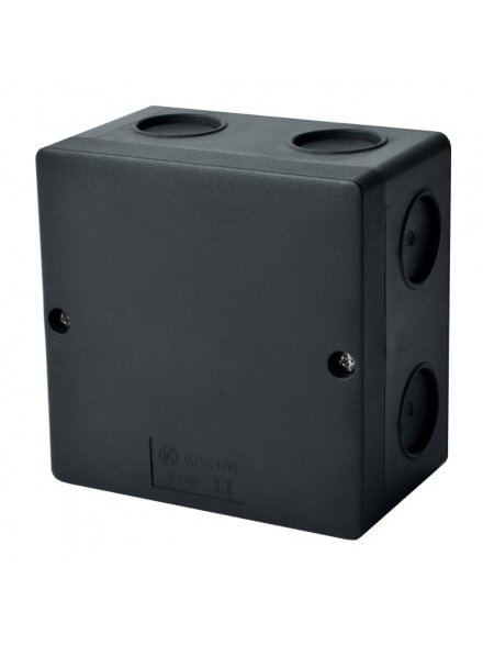Hermetinė paskirstymo dėžutė Kopos KSK 100_FA (juoda, 101x101x63mm, IP66, UV atspari)