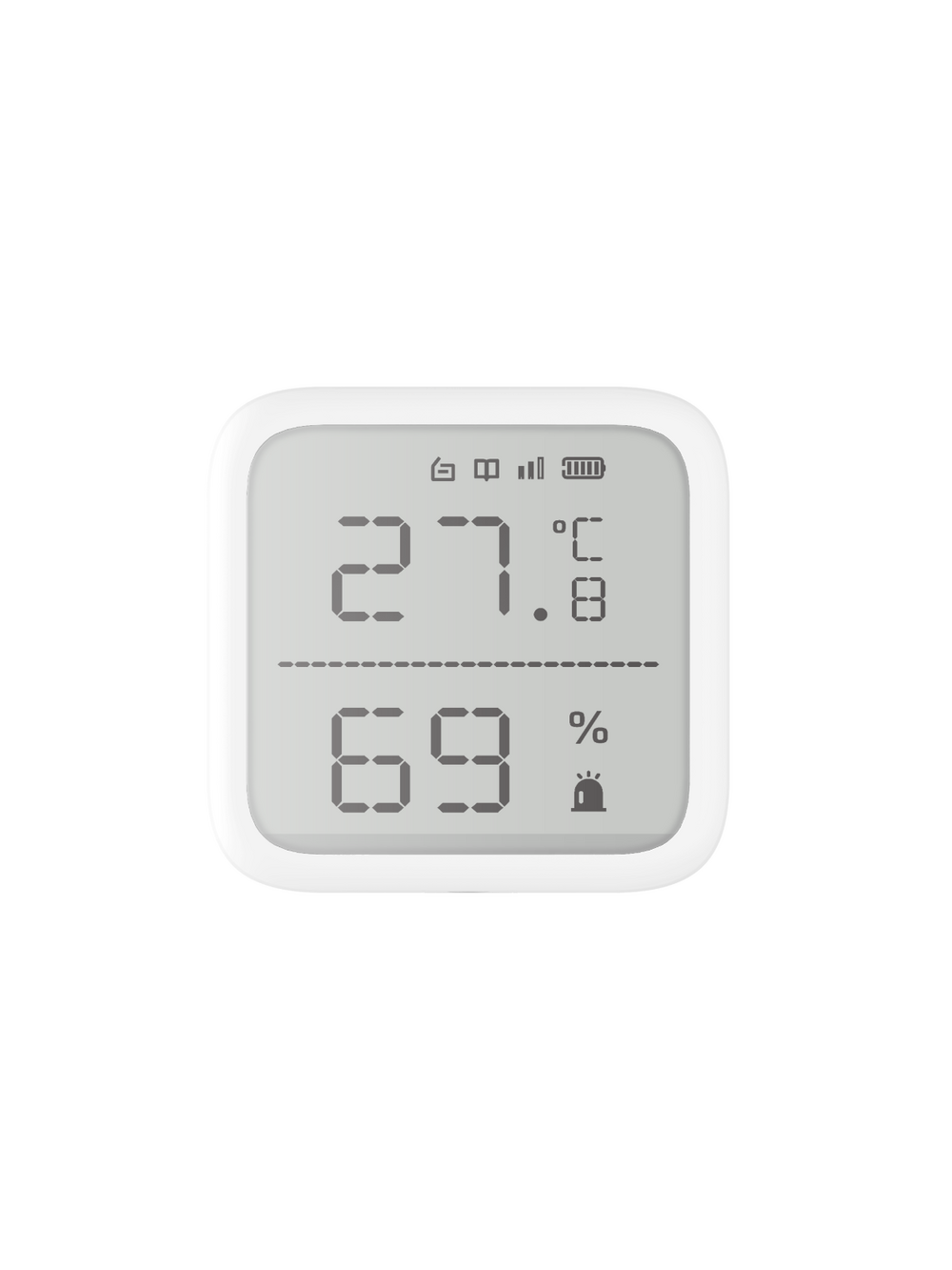 Hikvision temperatūros ir drėgmės matuoklis DS-PDTPH-E-WE AX PRO Hikvision temperatūros ir drėgmės matuoklis DS-PDTPH-E-WE AX PRO