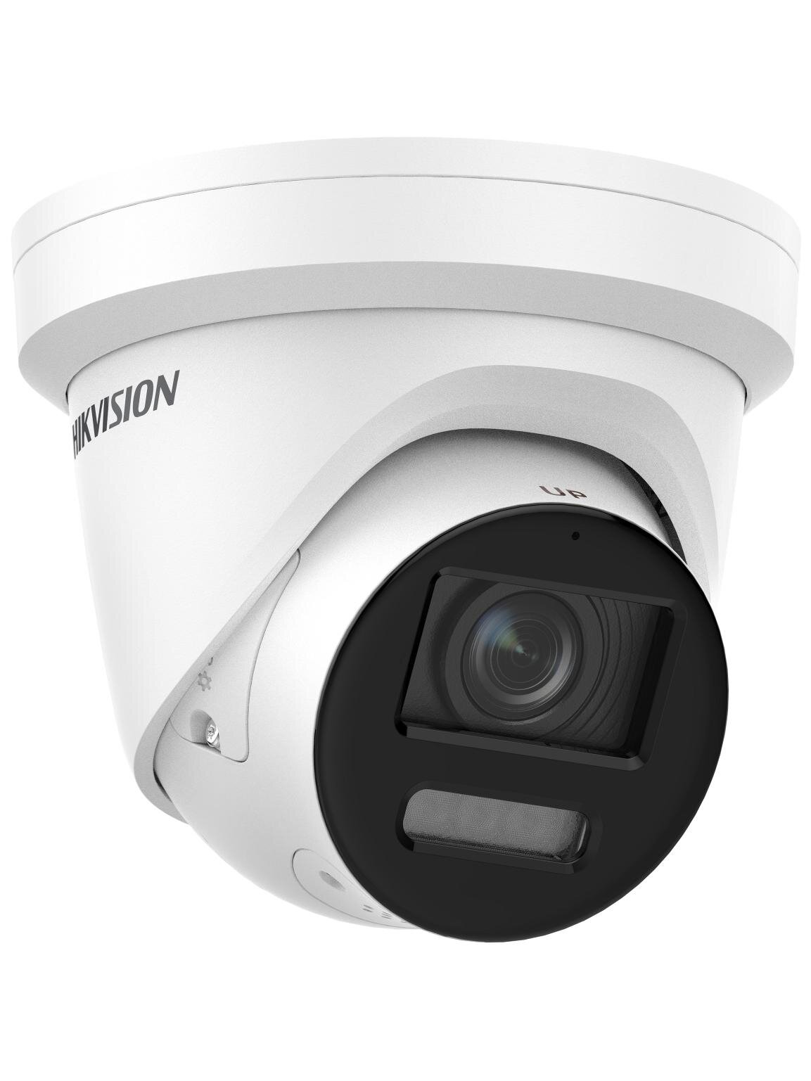 Hikvision dome DS-2CD2387G2-LSU/SL(C) F2.8  (balta, 8 MP, 30 m. LED, ColorVu)