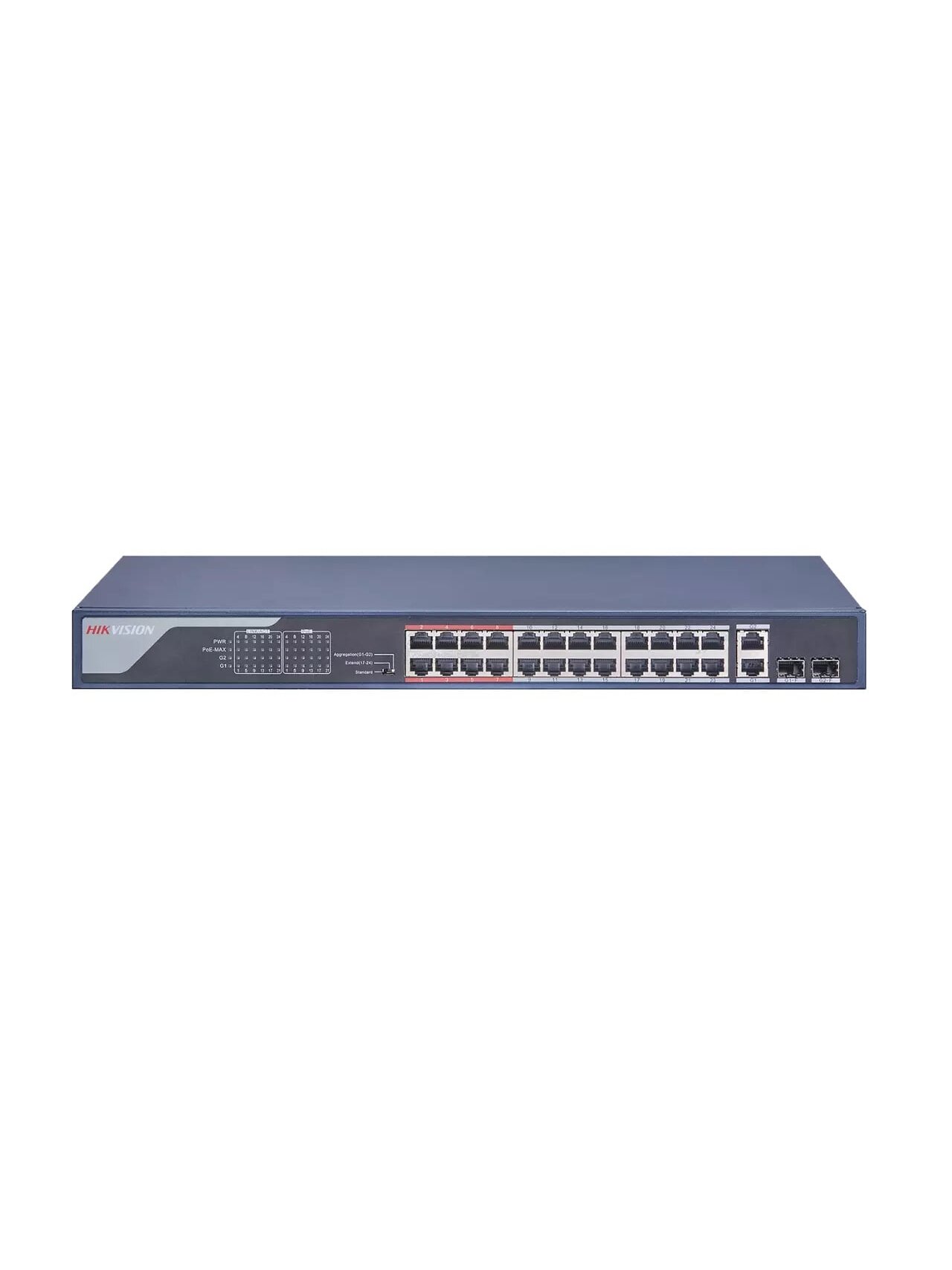 Hikvision 26 prievadų 24 PoE komutatorius DS-3E0326P-E(C) Hikvision 26 prievadų 24 PoE komutatorius DS-3E0326P-E(C)