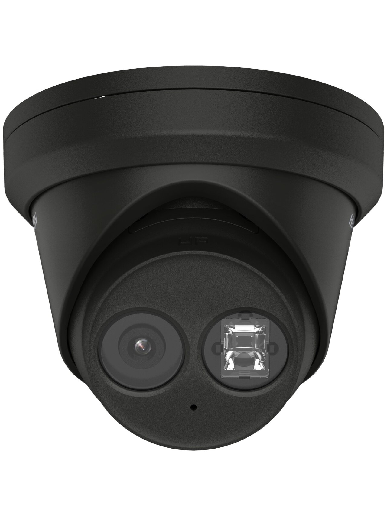 Hikvision dome DS-2CD2383G2-IU F2.8 (juoda, 8 MP, 30 m. IR, AcuSense)