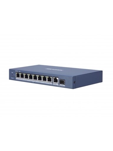 Hikvision 10 prievadų 8 PoE prievadų komutatorius DS-3E0510P-E/M