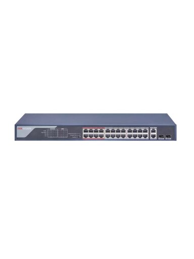 Hikvision 26 prievadų 24 PoE komutatorius DS-3E0326P-E(C)