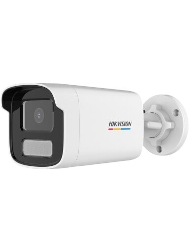 Hikvision bullet DS-2CD1T47G2-LUF F4 (balta, 4 MP, 50 m. LED, ColorVu)