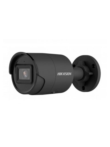 Hikvision bullet DS-2CD2046G2-IU F2.8 (juoda, 4 MP, 40 m. IR, AcuSense)