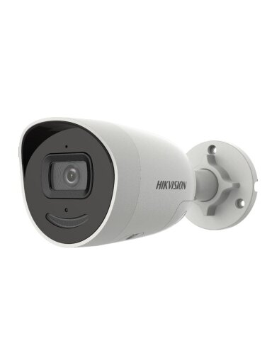 Hikvision bullet DS-2CD2046G2-IU/SL F2.8 (balta, 4 MP, 40 m. IR, AcuSense)