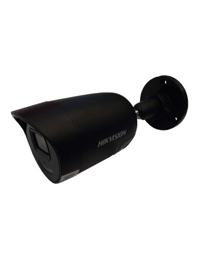 Hikvision bullet DS-2CD2046G2-IU/SL F2.8 (juoda, 4 MP, 40 m. IR, AcuSense)