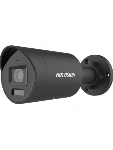 Hikvision bullet DS-2CD2046G2H-IU F2.8 (juoda, 4 MP, 40 m. IR, AcuSense, DarkFighter)