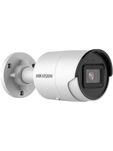 Hikvision bullet DS-2CD2083G2-IU F2.8 (balta, 8 MP, 40 m. IR, AcuSense)