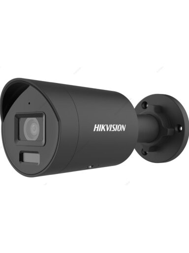 Hikvision bullet DS-2CD2086G2H-IU F2.8 (juoda, 40 m. IR, 8 MP, AcuSense)