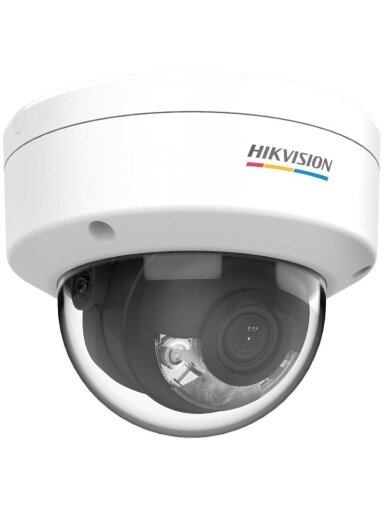 Hikvision dome DS-2CD1147G2-LUF F2.8 (balta, 4 MP, 30 m. LED, ColorVu)