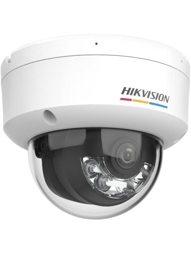Hikvision dome DS-2CD1147G2H-LIUF F2.8 (balta, 4 MP, 30 m IR, 30 m. LED, Hybrid Light))