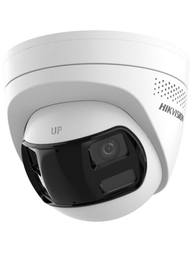 Hikvision dome DS-2CD1363G2P-LIUF/SL F2.8 (balta, 6 MP, 180°, 30 m LED, Smart Hybrid)