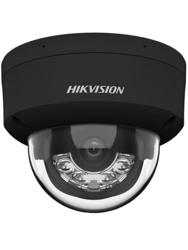 Hikvision Dome DS-2CD2143G2-LIS2U 2.8mm (Juoda, 4MP, AcuSense, IR+LED 30 m.)
