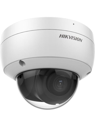 Hikvision dome DS-2CD2166G2-I(C) F4 (balta, 6 MP, 30 m. IR, AcuSense, DarkFighter)