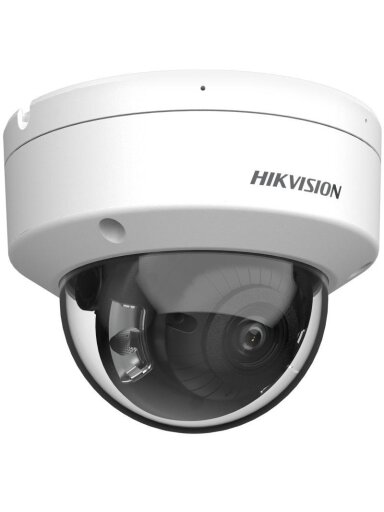 Hikvision dome DS-2CD2187G2-LSU(C) F2.8 (balta, 8 MP, 30 m. LED, ColorVu)