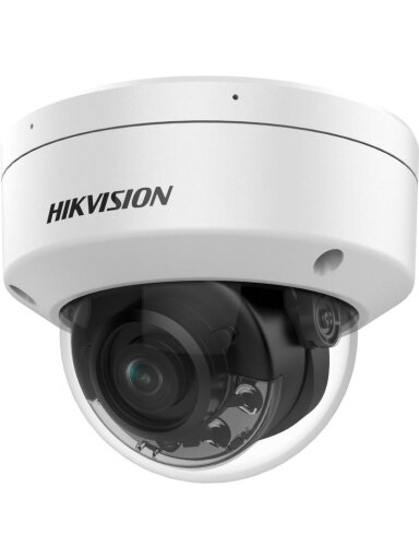 Hikvision dome DS-2CD2187G2H-LISU F2.8 (balta, 8 MP, 30 m. IR; 30 m. LED; Hybrid Light)