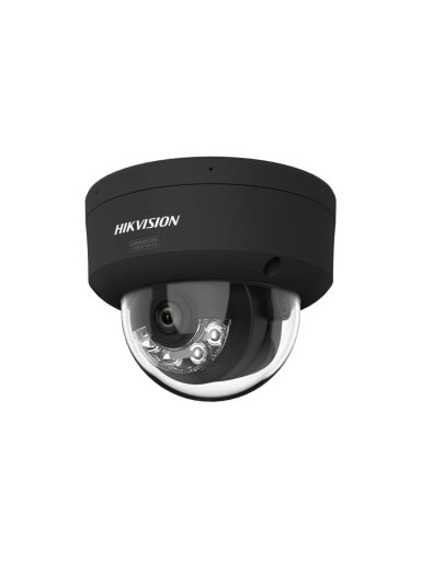 Hikvision dome DS-2CD2187G3-LIS2UY F2.8 (Juoda, 8 MP, 30 m IR; 30 m LED; Hybrid Light, ColorVu)