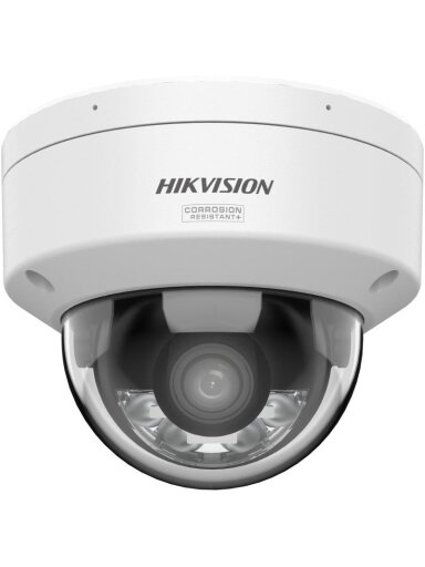 Hikvision Dome DS-2CD2187G3-LIS2UY F4 (balta, 8MP, ColorVu 3.0, Hybrid Light, IR+LED 30 m, AcuSense, IK10)