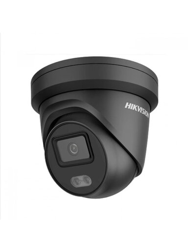Hikvision dome DS-2CD2347G2-LU F4 (4 MP, 30 m. LED, ColorVu, juoda)