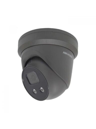 Hikvision dome DS-2CD2386G2-IU F2.8  (juoda, 8 MP, 30 m. IR, AcuSense)