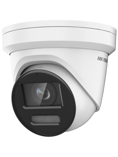 Hikvision dome DS-2CD2387G2-LU F2.8 (balta, 8 MP, 30 m. LED, ColorVu)