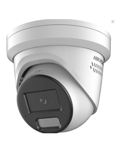 Hikvision dome DS-2CD2387G2H-LISU/SL F4 (balta, 8 MP, IR + LED, ColorVu + AcuSense)