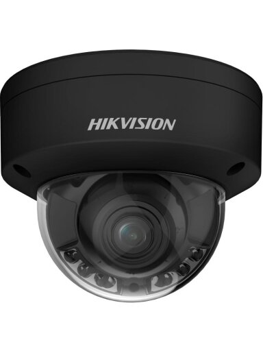 Hikvision dome DS-2CD2747G2HT-LIZS F2.8-12 (juoda, 4 MP, 40 m. IR, ColorVu)
