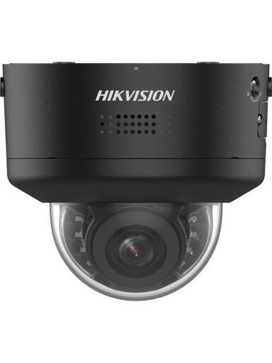 Hikvision dome DS-2CD2786G2H-IPTRZS2U/SL F2.8 (juoda, 8 MP, 40 m. IR + LED, AcuSense, DarkFighter)