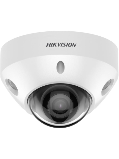 Hikvision mini dome DS-2CD2547G2-LS(C) F4 (balta, 4 MP, 30 m. IR, ColorVu)