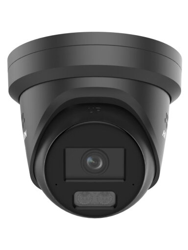 Hikvision Turret DS-2CD2347G3-LIS2UY/SL F2.8 (Juoda, 4MP, Hybrid Light, IR+LED 30m)