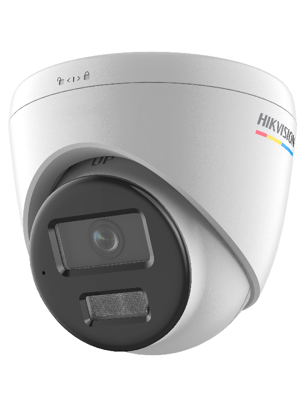 Hikvision Dome DS-2CD1347G3-LIU F2.8 (balta, 4 MP, ColorVu 3.0, 30 m IR, 30 m LED, Hybrid Light, PoE)