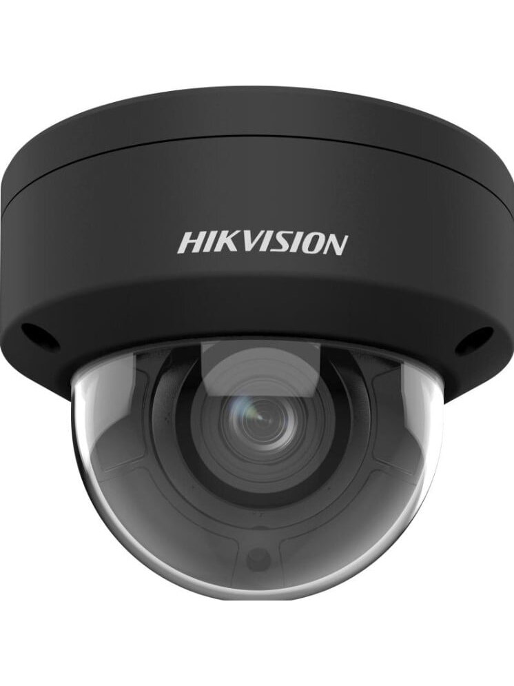 Hikvision dome DS-2CD2787G2HT-LIZS F2.8-12 (juoda, 8 MP, IR, LED iki 40m, ColorVu, Darkfighter)