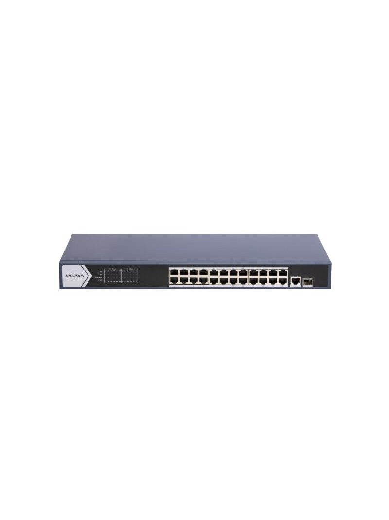 Hikvision 26 prievadų 24 PoE prievadų komutatorius DS-3E0526P-E(B) Hikvision 26 prievadų 24 PoE prievadų komutatorius DS-3E0526P-E(B)