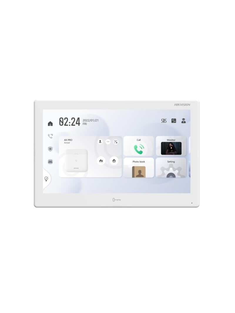 Hikvision android monitorius telefonspynėms DS-KH9510-WTE1(B) (baltas)