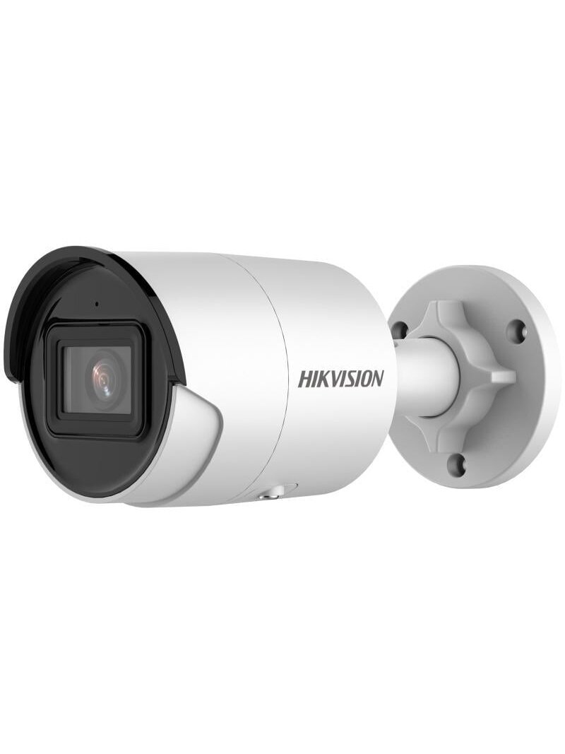 Hikvision bullet DS-2CD2066G2-IU(C) F4 (balta, 6 MP, 40 m. IR, AcuSense)